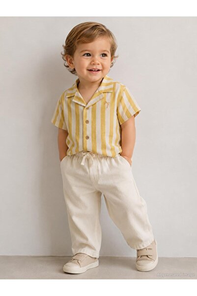 Civil Baby Basic 6-18 Months Pants - Beige 18-24 Months