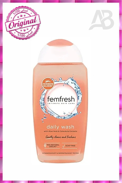 Femfresh الاصلي 100% غسول يومي للمناطق الحساسة من فيم فريش - 250مل