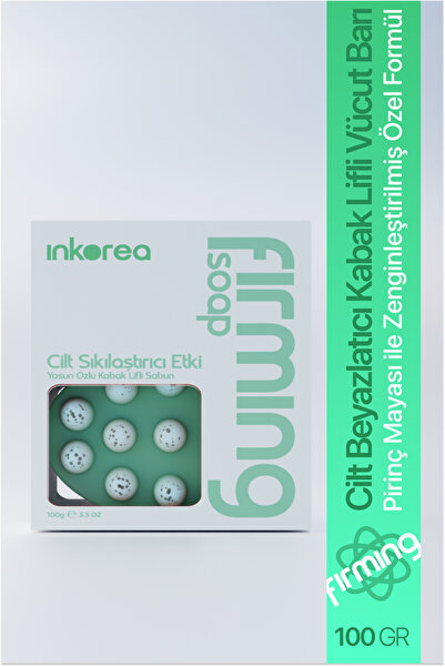 inkorea Firming Soap Çatlak Karşıtı Cilt Sıkılaştırıcı Ve Yosun Özlü Kabak Li...
