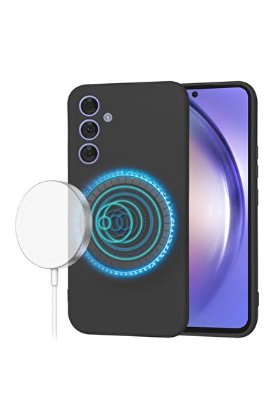 Techsuit Husă pentru Samsung Galaxy A54 - Techsuit SoftFlex MagSafe - Neagră