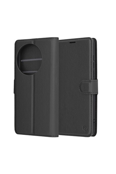 Techsuit Husă OnePlus 13 - Folio din piele - Neagră