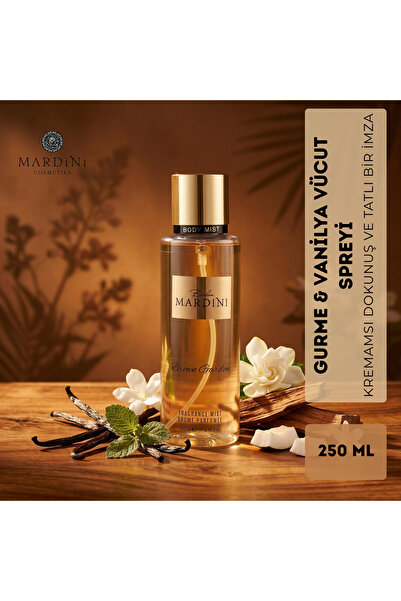Berdan Mardini Brown Garden Vücut Spreyi Body Mist 250 ml - Gurme Vanilya & K...