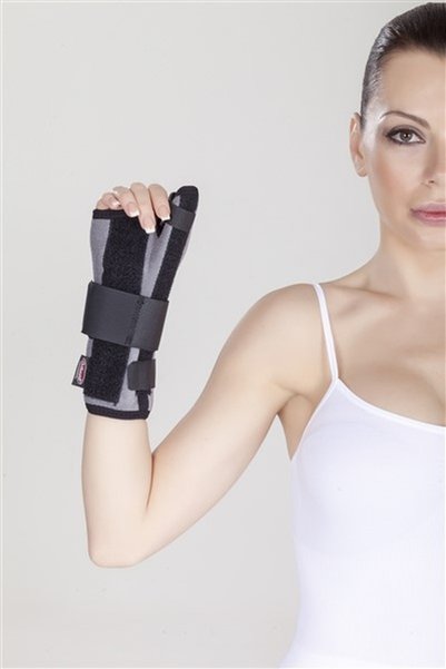 Orthosoft Gray Color Thumb Supported Hand Wrist Splint Unısıze Gr1202
