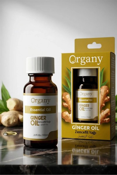Organy Heating ginger oil - 100% natural spicy massage oil - ginger essential oil 10ml