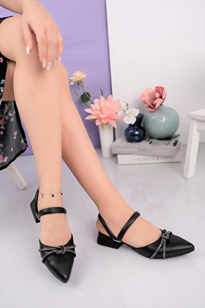 Nesil Shoes Desca 592 crne dnevne ženske Sandale