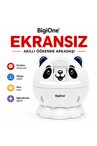 Educational Toy BigiOne Voice Question Answer Artificial Intelligence Supported Screenless Montessori Child Development Set 3-10 Years