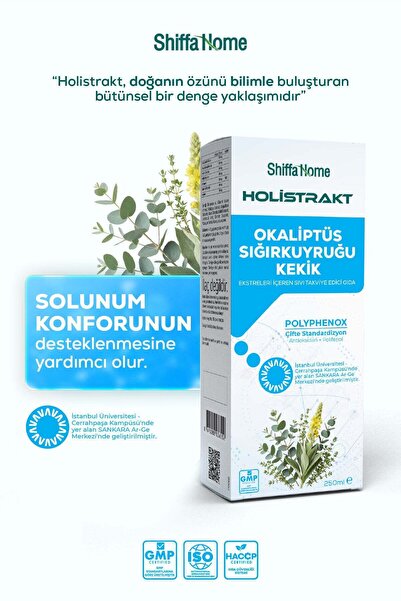 Shiffa Home HOLİSTRAKT - Okaliptus, Sığırkuyruğu ve Kekik İçeren Sıvı Ekstrat...