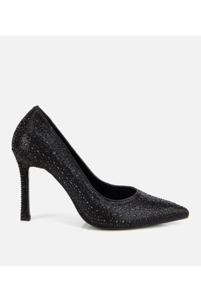 Hotiç Stiletto cu toc înalt Black Stone pentru femei