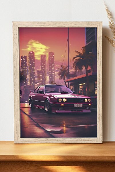 Luna Marissa Αφίσα BMW Sunset - Αφίσα αυτοκινήτου από γυαλιστερό χαρτί χωρίς ...