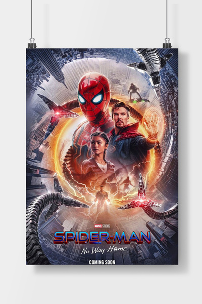 Luna Marissa Spiderman Film Dizi Marvel Poster Çerçevesiz Duvar Posteri