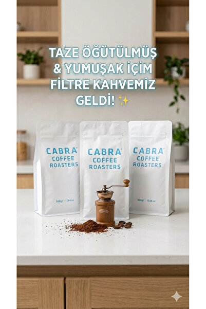 CABRA COFFEE ROASTERS At Home, Enjoy the Barista Experience Filter Coffee 500...