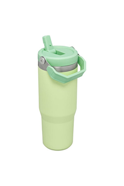 Stanley Iceflow™ Flip Straw Tumbler Pipetli Termos | 0.89L Açık Yeşil