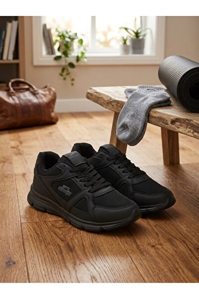 Slazenger Pantofi sport pentru bărbați, cu șireturi, cu talpă confortabilă, d...
