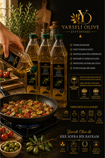 YARSELİ OLİVE OİL RAFİNE PİRİNA YAĞI 1 LT