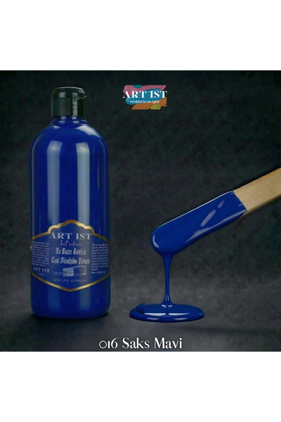 ART IST Geri Dönüşüm Boyaları 500ml - 016 SAKS MAVİ
