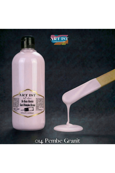 ART IST Geri Dönüşüm Boyaları 500ml - 014 PEMBE GRANİT