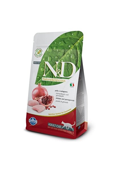 N&D Tahılsız Tavuklu Narlı Tahılsız Kedi Maması 1.5 Kg