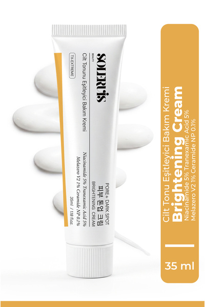 SOLERVIS Cilt Tonu Eşitleyici Krem 35 ML | Niacinamide + Tranexamic Acid | Ay...