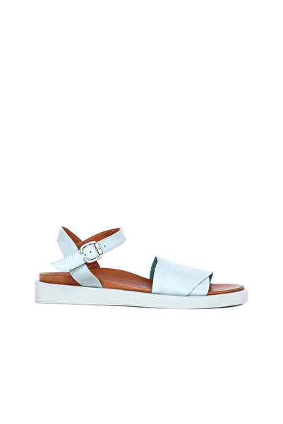 Bueno Shoes Sandale de damă din piele turcoaz 01wq9102