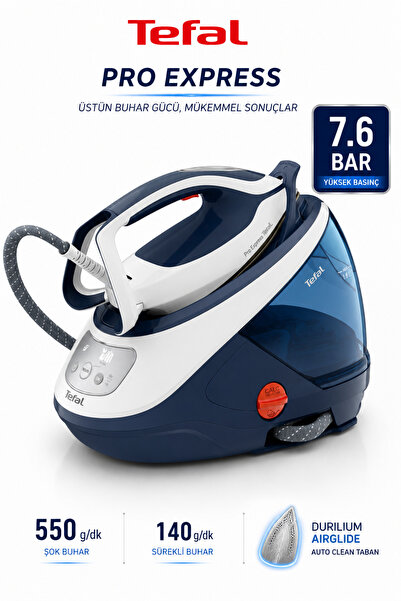 TEFAL Buhar Kazanlı Ütü 2600 W 7.6 Bar Basınç 550 gr Şok Buhar 1.8 L Hazneli ...
