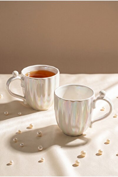 Perotti Pearl 2-Person 370 ml Porcelain Mug Set