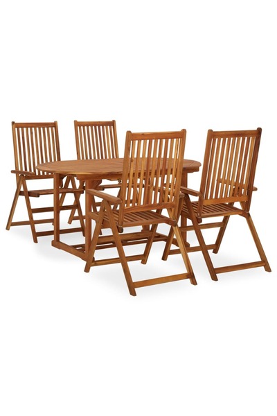 Concept Set mobilier de grădină, 5 piese, lemn masiv de acacia