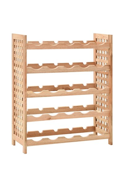Concept Suport sticle vin pentru 25 sticle, 63x25x73 cm, lemn masiv nuc