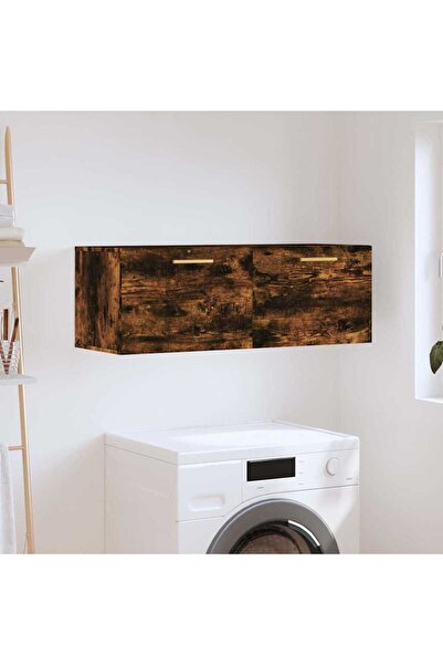 Concept Dulap de perete, stejar fumuriu, 100x36,5x35 cm, lemn prelucrat