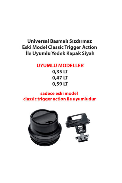Universal Basmalı Sızdırmaz Classic Trigger Action Termoslar İle Uyumlu Yedek...