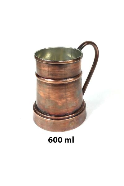 Shark Anatolia Debito Bakır Kupa Bardak Mug Oksit