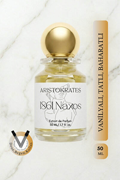 Aristokrates 1861 Naxos Unisex Extrait de Parfüm 50 ML | Vanilyalı, Baharatlı...