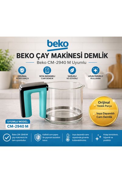 Arçelik Beko Cm 2940 M Çay Makinesi Cam Demlik