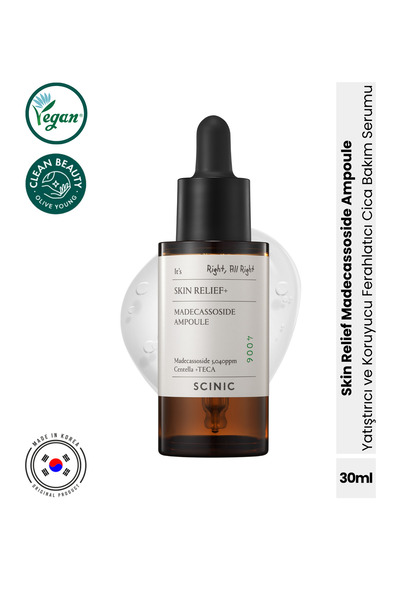 SCINIC Skin Relief Madecassoside Ampoule Soothing and Protective Refreshing C...