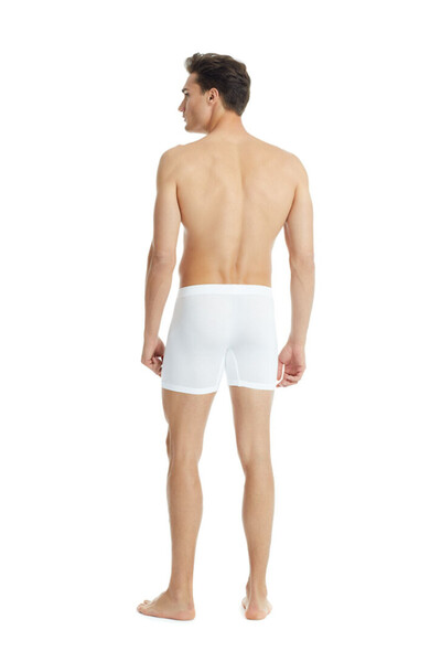Blackspade 9313 White Silver Modal Long Men's Boxers