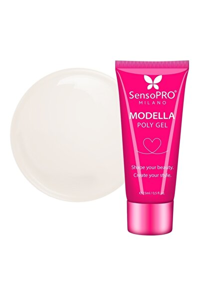 SensoPRO Milano Polygel MODELLA - Cremă de piersici, 15ml