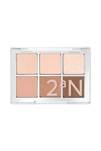 2aN Better Me Eye Palette | 6'lı Far Paleti | Mat, Simli ve Işıltılı Renkler ...