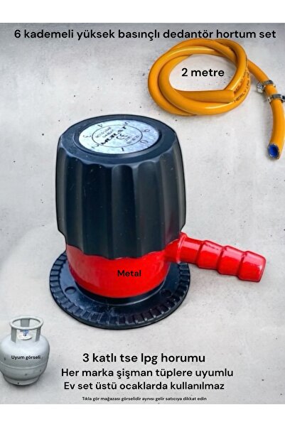 MOOD CLASS Yüksek basınçlı ayarlı regülatör sanayi tipi kademeli 12kg tüp gaz...