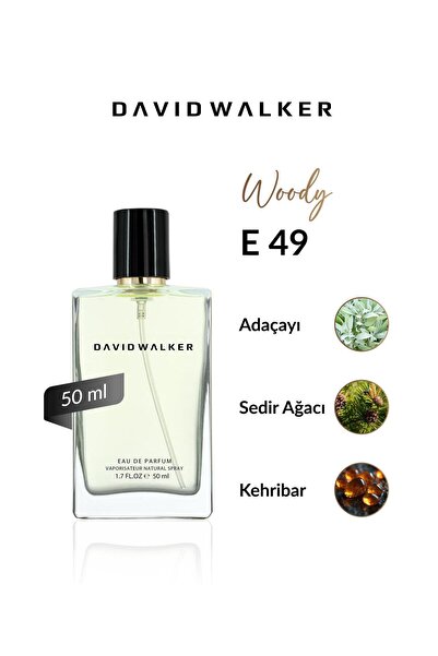 David Walker E49 Centrue 50 ml Erkek Parfüm | Woody