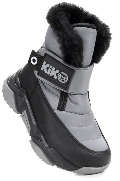 Kiko Kids Μπότες χιονιού Magic Velcro για αγόρια