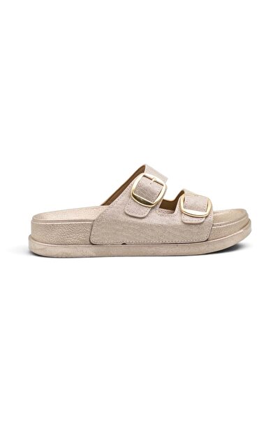 Shoes Papuci de damă ELEGANCE 7325 cu cataramă dublă și sclipici