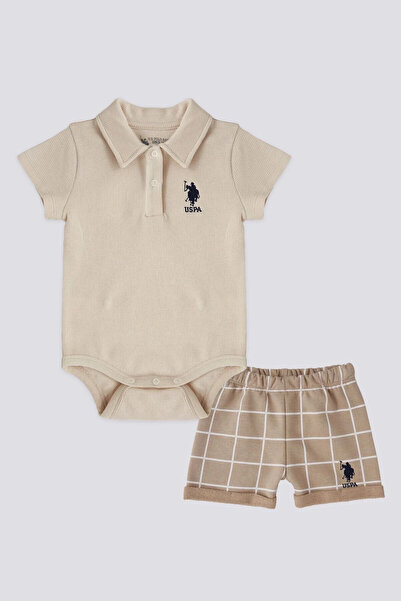 U.S. Polo Assn. مجموعة كريم منقوشة مرخصة للأطفال الرضع