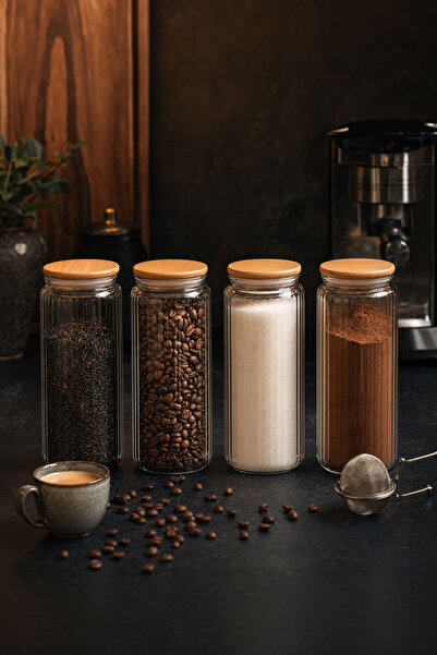SELKA HOME - 4 Adet 1500 ML. Kavanoz