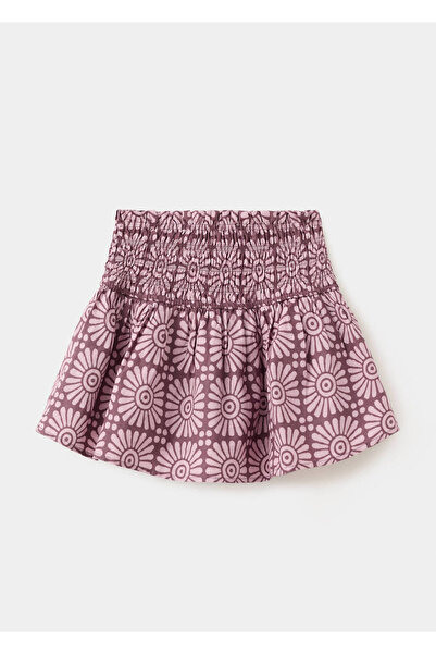 MANGO Kids Fırfırlı desenli etek