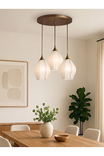 Rekatech LALE design Modern Beyaz Sarkıt Avize Pinterest Şık Tasarım Salon Mu...