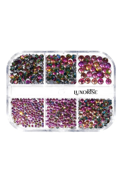 LUXORISE Strasuri pentru unghii Artist Escape, 6 modele
