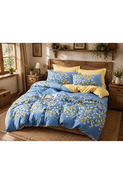 Casa Pucioasa Finet 4-Piece Bedding Set with Stretchy Sheet, 180x200cm, with ...
