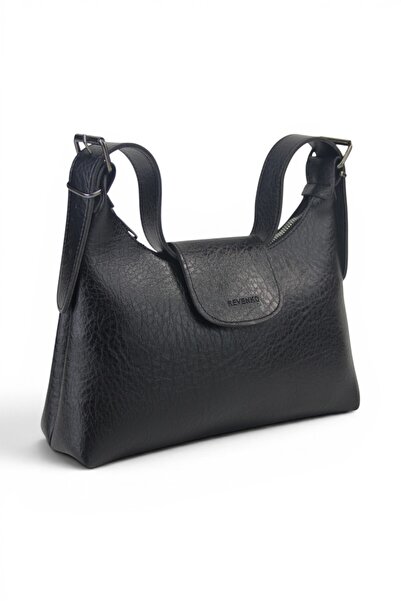 Adjustable Strap Shoulder Bag Black
