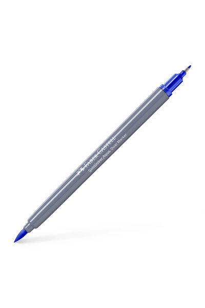 Faber Castell GOLDFABER MARKER CU DOUĂ VÂRFURI CERNEALĂ SOLUBILĂ ALBASTRU MAR...