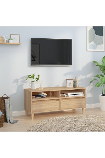 Concept Comodă TV, stejar sonoma, 100x34,5x44,5 cm, lemn prelucrat