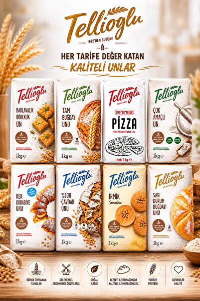 tellioğlu Karma Un Çeşitleri 8x1 Kg